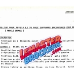 Brochure Publicité J Fleuret hardtop Toyota LJ70 1989 recto verso
