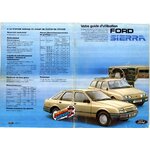 notice-ford-sierra-manuel-utilisation-entretien-original-francais