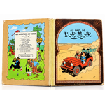 Album Tintin vintage ouvert geschniegelt
