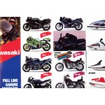 Couverture brochure Kawasaki 1990 – Full Line Gamme Complète