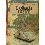 L'OREILLE-CASSÉE-1952-B3-FEUILLAGE BLEU-BD-TINTIN-LEMASTERBROCKERS