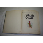 VIEUX TINTIN LOREILLE CASSÉE 1952 B3 FEUILLAGE BLEU LEMASTERBROCKERS-ALBUM-BD