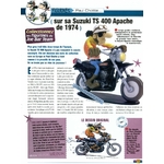 SUZUKI TS 400 APACHE JOE BAR TEAM PAUL CHOTTE - FICHE MOTO -LEMASTERBROCKERS