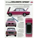 FICHE AUTO TRIUMPH DOLOMITE LEMASTERBROCKERS