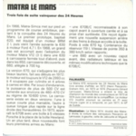 FICHE MATRA LA MANS 1974 LEMASTERBROCKERS