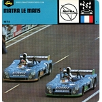 CARS-CARD-FICHE MATRA LA MANS 1974