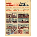 TINTIN ET MILOU DANS LA BROUSSE 1942 COEURS VAILLANTS 23  LEMASTERBROCKERS