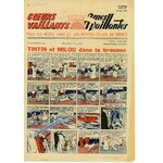 TINTIN ET MILOU DANS LA BROUSSE 1942 COEURS VAILLANTS 19  LEMASTERBROCKERS