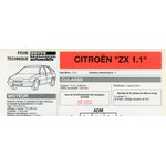 FICHE-TECHNIQUE-CITROËN-ZX-1.1-1993-FICHE-RTA-LEMASTERBROCKERS