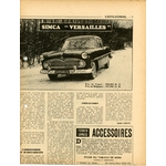 SIMCA-VERSAILLES -ARTICLE-PRESSE-1955-LEMASTERBROCKERS