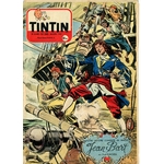 JOURNAL TINTIN N° 340 - 28 AVRIL 1955 - L'AFFAIRE TOURNESOL - ARTICLE ALBERT EINSTEIN