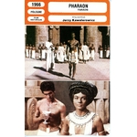 FICHE CINÉMA - PHARAON - JERZY KAWALEROWICZ - FILM HISTORIQUE 1966