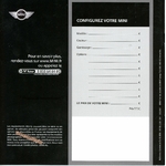 BROCHURE-MINI-CABRIO-TARIFS-COOPER-ONE-2007-LEMASTERBROCKERS-CATALOGUE-AUTO