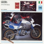 GILERA-DAKOTA-1986-FICHE-MOTO-MOTORCYCLE-CARDS-ATLAS-LEMASTERBROCKERS