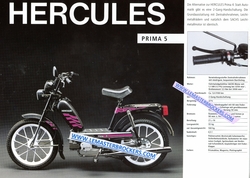 HERCULES PRIMA 2S 3S - BROCHURES MOTO - LEMASTERBROCKERS