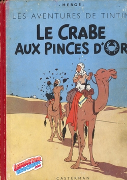 TINTIN LE CRABE AU PINCES D'OR 1948 B2 - BD AVENTURES DE