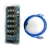 DISTRIBUTEUR PERITEL VIDEO SCART 7 EN 1 AVEC COMMUTATEUR