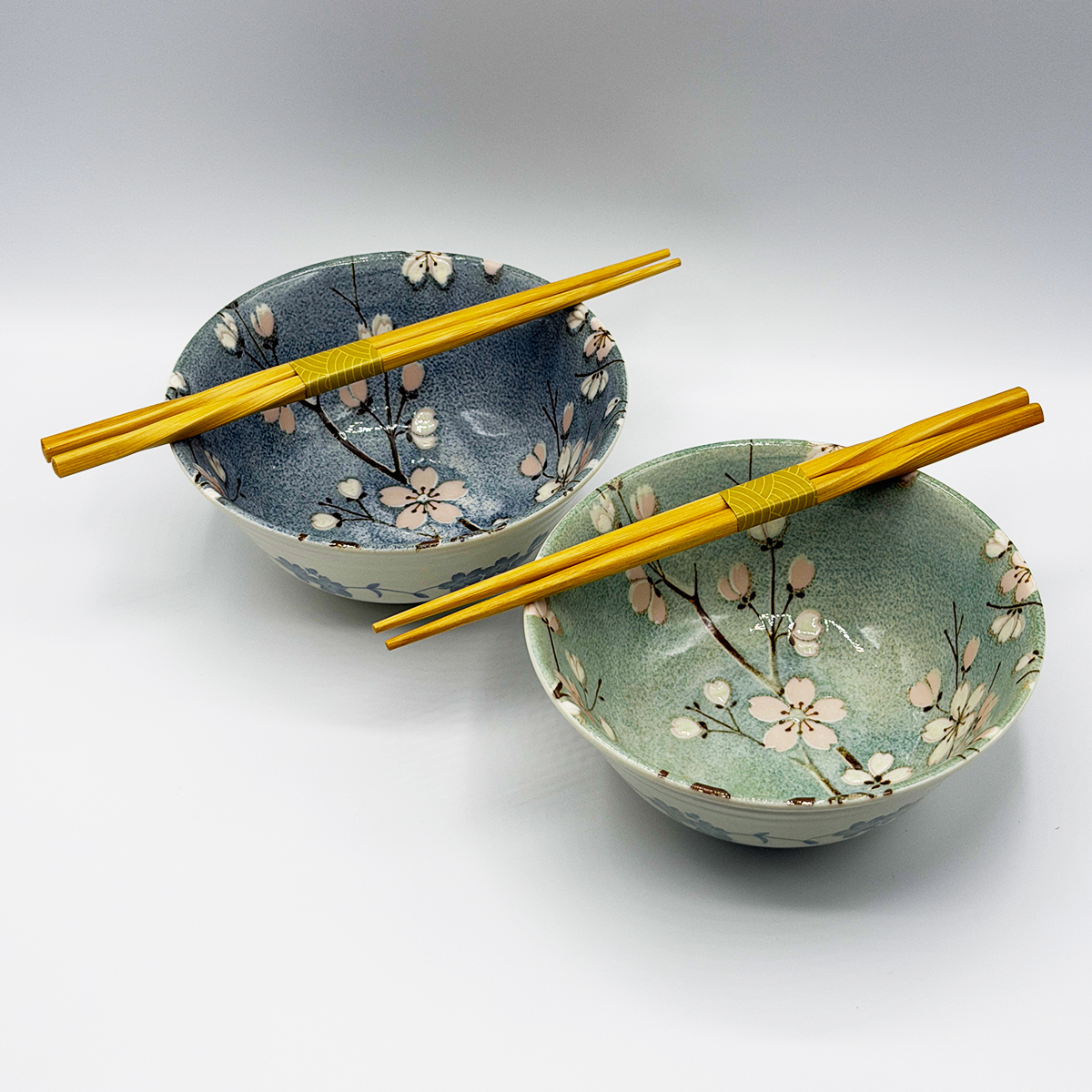 ojcbol06_Coffret 2 Bols Bleu et Vert - Sakura Rose_30,00€ (2)