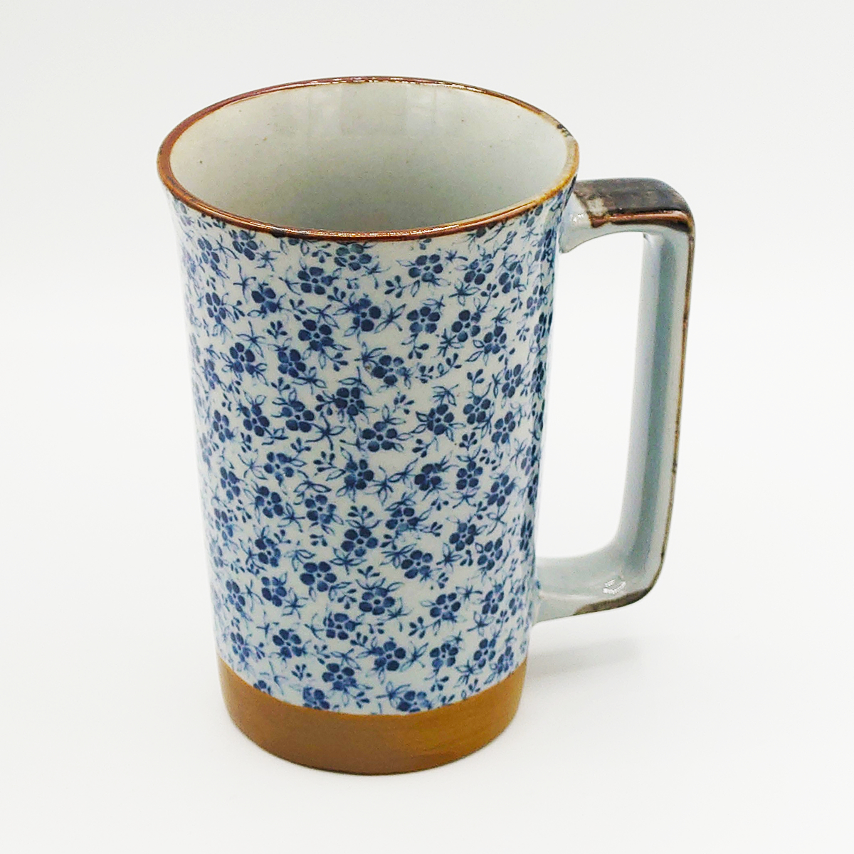 Mug Haut - Grandes Fleurs Bleues _ 23,00€ (1)