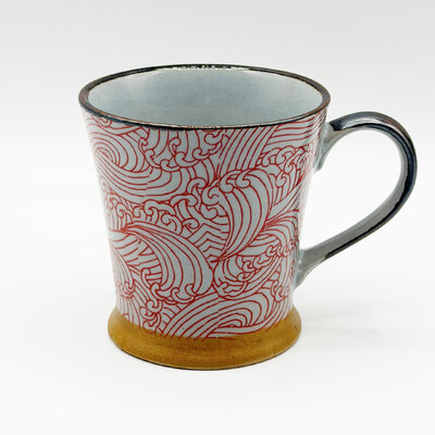 ojtm53_Mug Conique - Vagues Rouges_20,00€ (1)