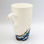 Mug avec couvercle Hokusai - Vague de Kanagawa - Argenté _ 45,00€ (4)