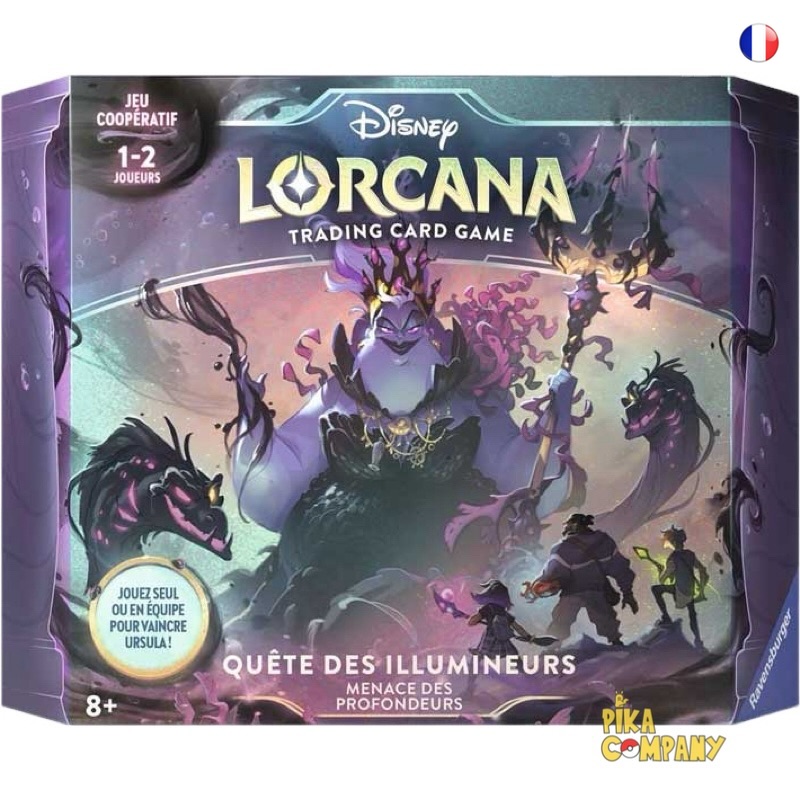 Précommande Lorcana - Coffret Cadeau - La Quête des Illumineurs - Disney Lorcana: Chapitre 4 Le retour d’Ursula FR