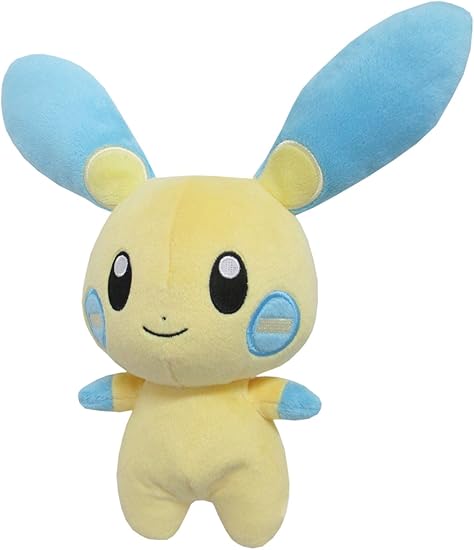 Peluche Pokémon Négapi / Minun ≃ 20 Cm - All Star Collection - Peluches ...