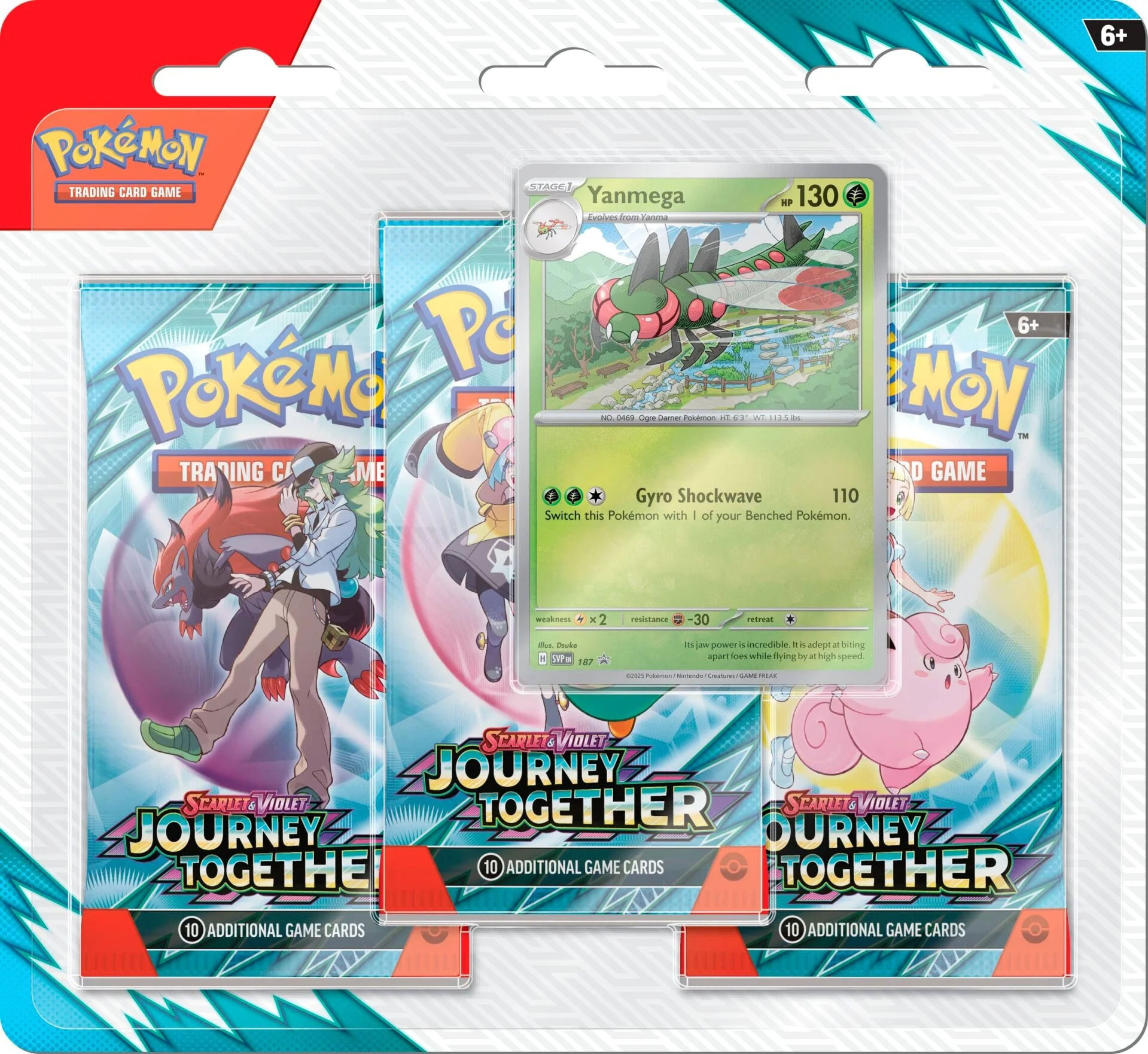 Précommande Pokémon - x1 Tripack EV09 Ecarlate Et Violet Aventures