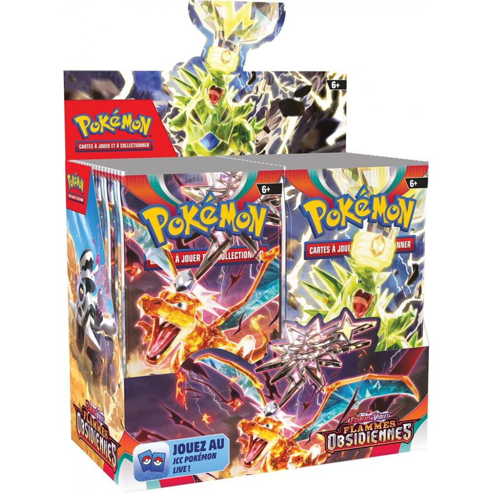 Pokemon - Display de 36 Boosters EV03 Flammes Obsidiennes - Français