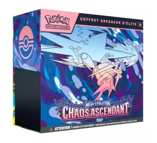 Pokemon - ETB Coffret Dresseur d\'Élite ME04 Chaos Ascendant - Français