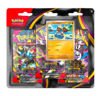 Pokemon - Tripack ME05 Nuit Noire - Français