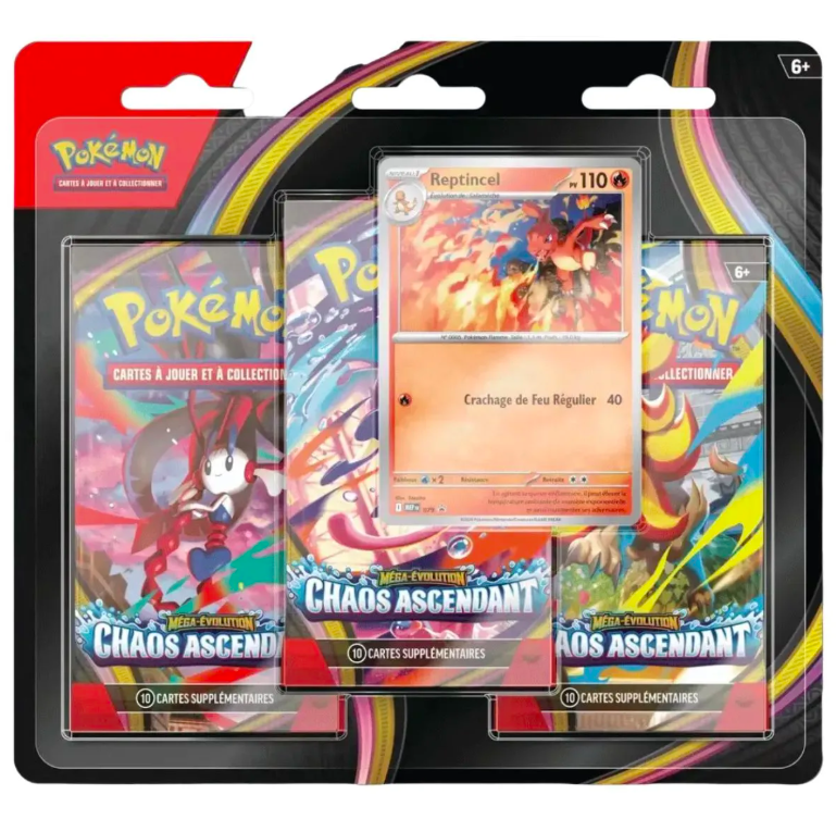Pokemon - Tripack ME04 Chaos Ascendant - Français