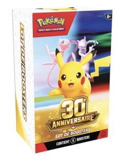 Pokémon - Bundle 6 boosters ME5.5 30 Ans Célébrations - Français