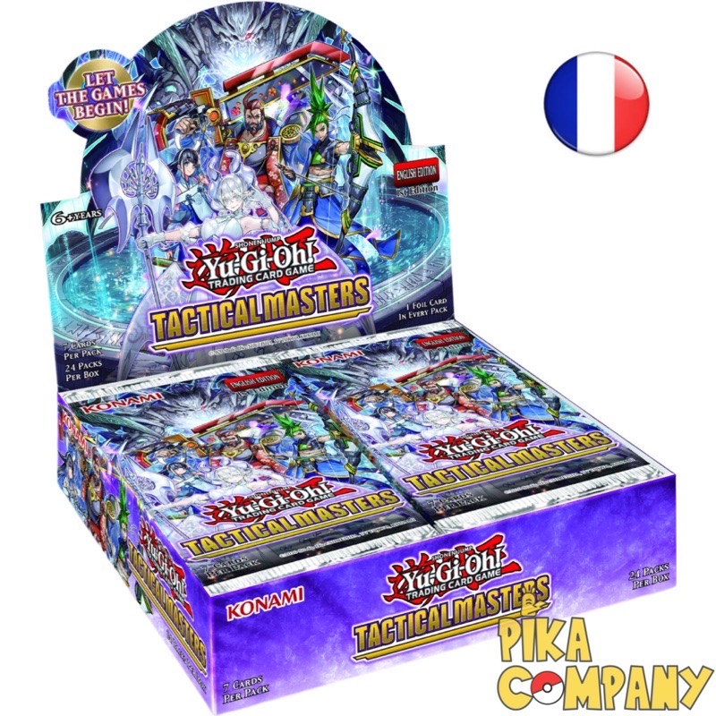 Yu-Gi-Oh! JCC - Display de Pack de Booster Tactical Masters 24 Boosters FR