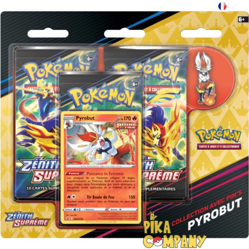 Pokémon - Pinbox Pyrobut EB12.5 Zénith Suprême FR