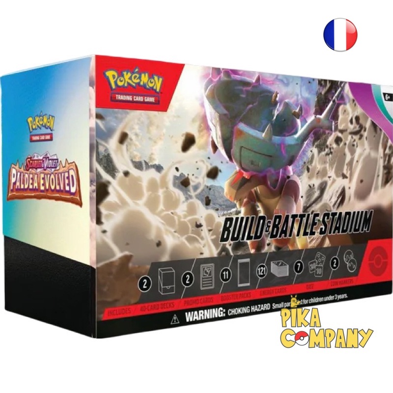 Pokémon - Coffret Build & Battle Stadium EV02 Évolutions À Paldea FR