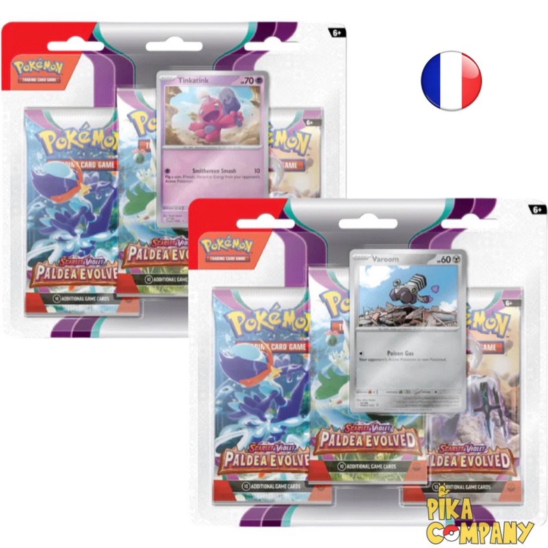 Booster Pokémon Écarlate et Violet Évolutions à Paldea en français