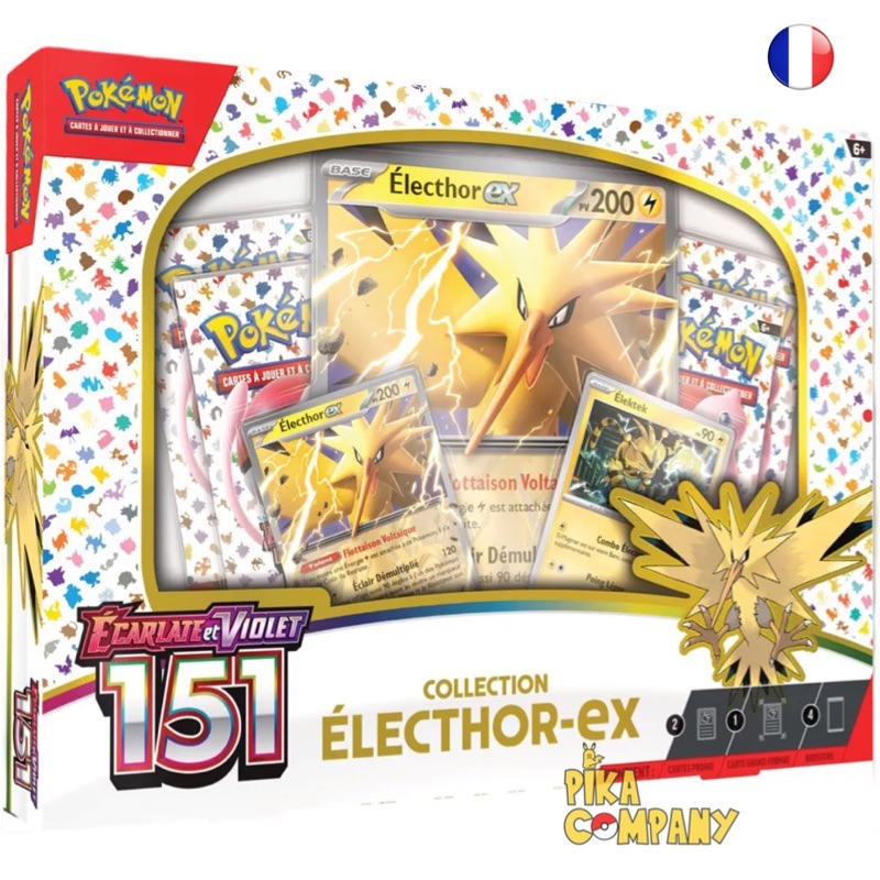 Pokémon - Coffret Électhor-EX EV3.5 Écarlate et Violet 151 EV03.5 FR