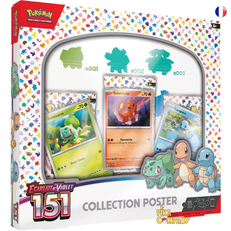 Pokémon - Coffret Poster Collector Starter EV3.5 Écarlate et Violet 151  EV03.5 FR - POKEMON/ETB/COFFRETS - PIKA COMPANY