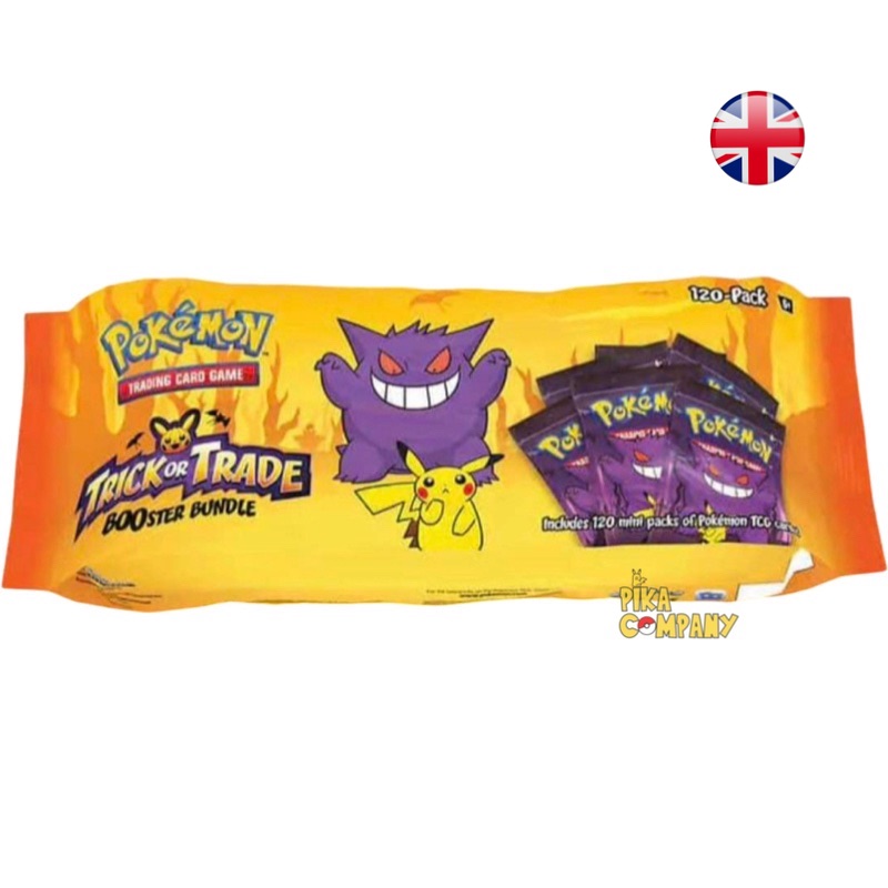 Pokémon Bundle Pack 120 booster Trick or Trade 2022 Halloween Anglais - Bundle 120 booster Trick or Trade