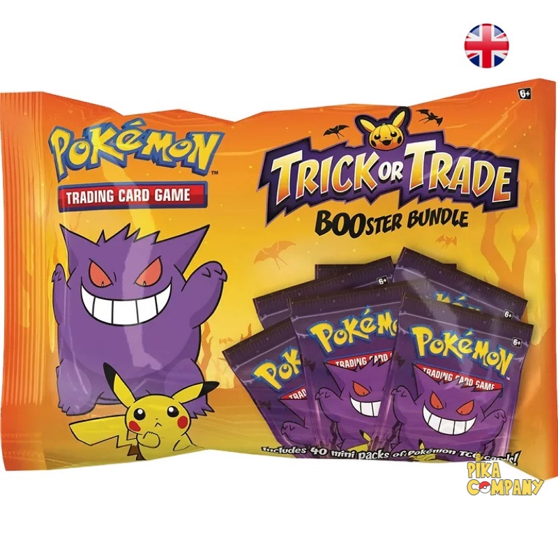 Pokémon Bundle Pack 40 booster Trick or Trade 2022 Halloween Anglais - Bundle 40 booster Trick or Trade