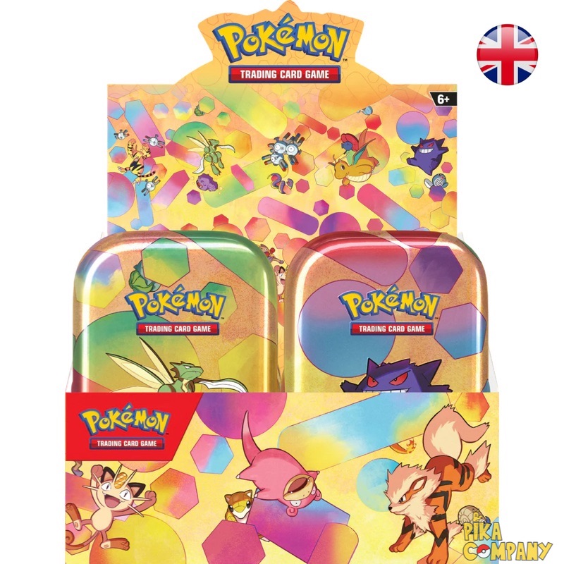 Pre order Pokemon TCG - Scarlet & Violet: Pokemon 151 Mini-Tin Set Display - English