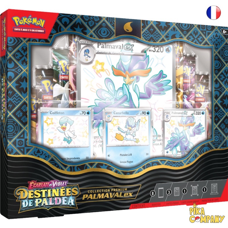 Pokémon - Coffret Collection Premium Palmaval EX EV4.5 Destinées De Paldea EV04.5 - FR