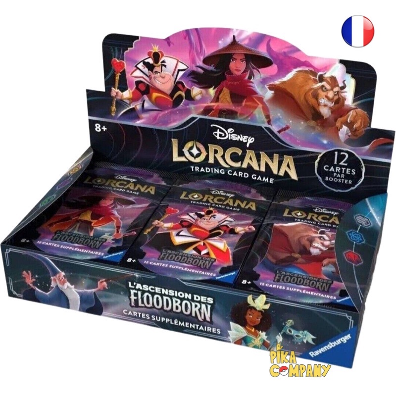 Lorcana - Display de 24 boosters Disney Lorcana: Chapitre 2 L\'ascension des Floodborn