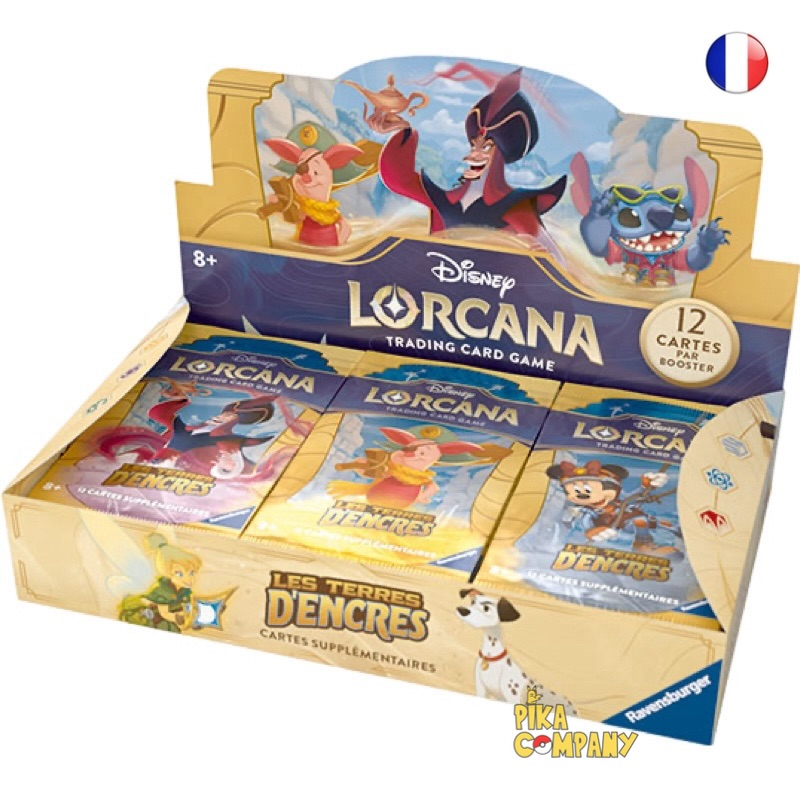 Lorcana - Display de 24 boosters Disney Lorcana: Chapitre 3 Les Terres D\'encres FR