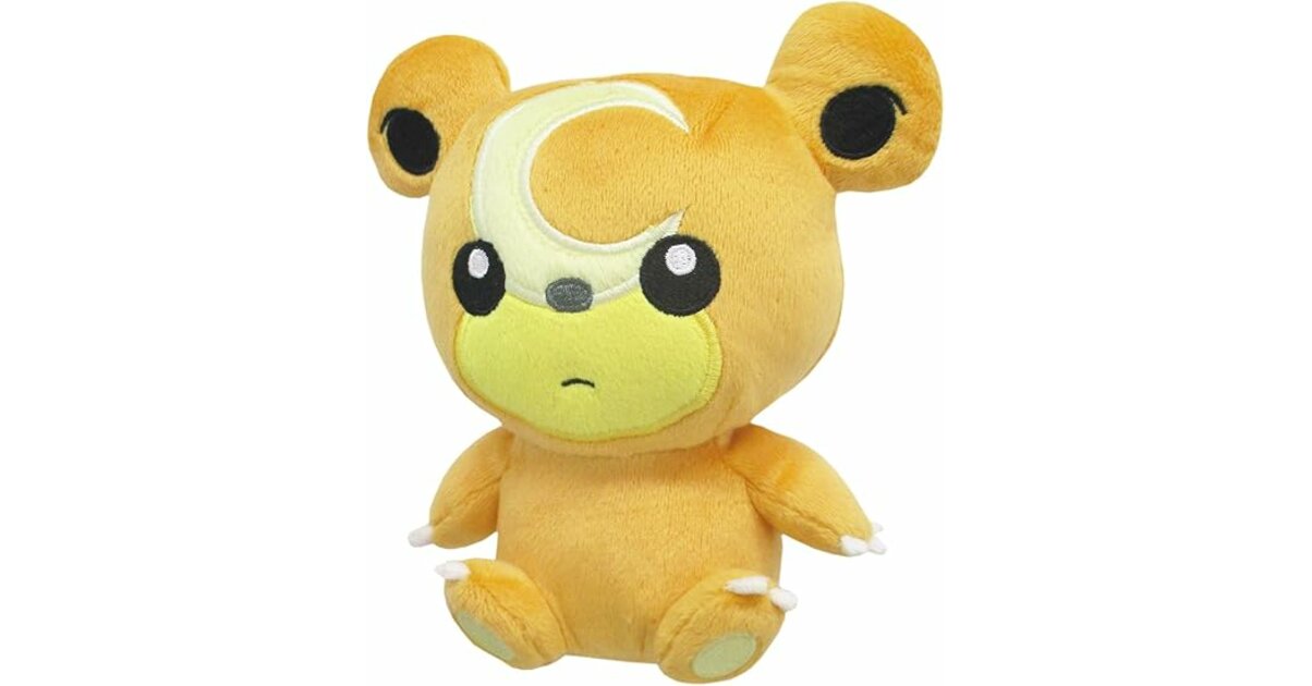 Pokémon PKW0104-12 Plush - Teddiursa, Official Pokemon Plush