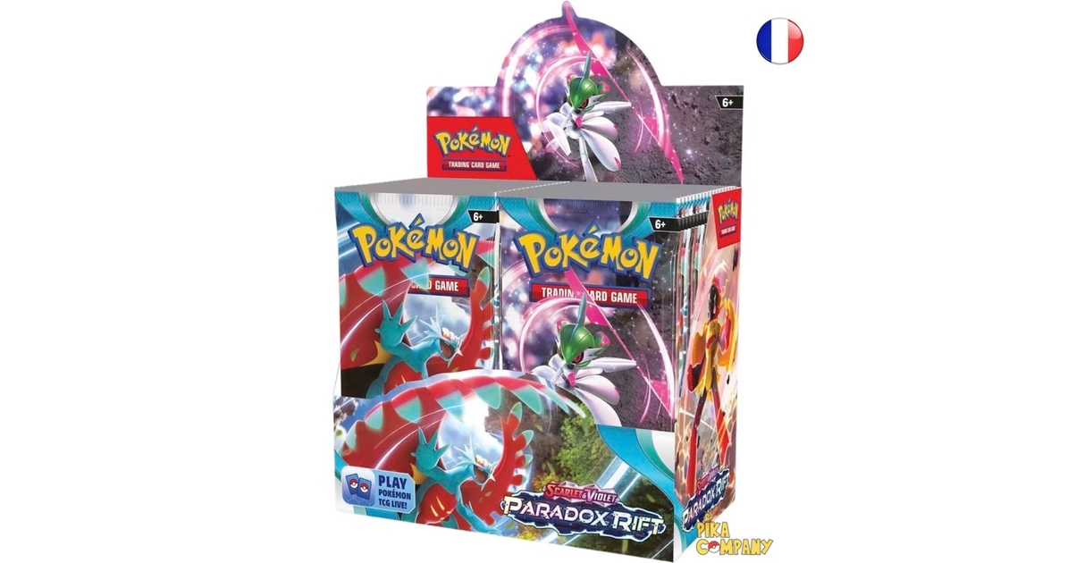 Booster Pokémon Écarlate Et Violet - Faille Paradoxe (EV04) - 10 Cartes Aléatoires - Version Française