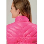 GILET ROPER ROSE