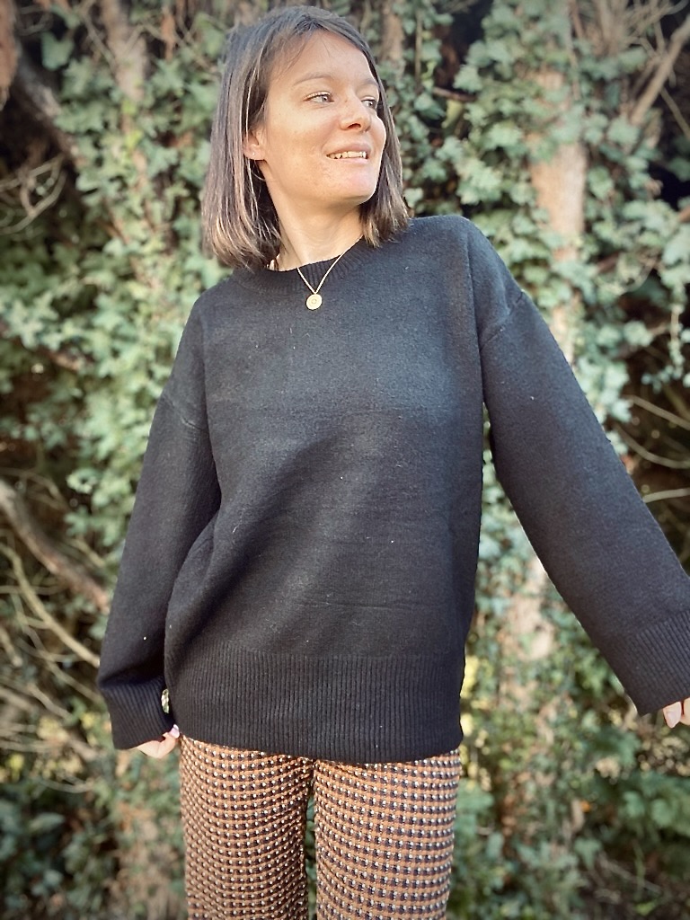 Céleste - Pull oversize noir