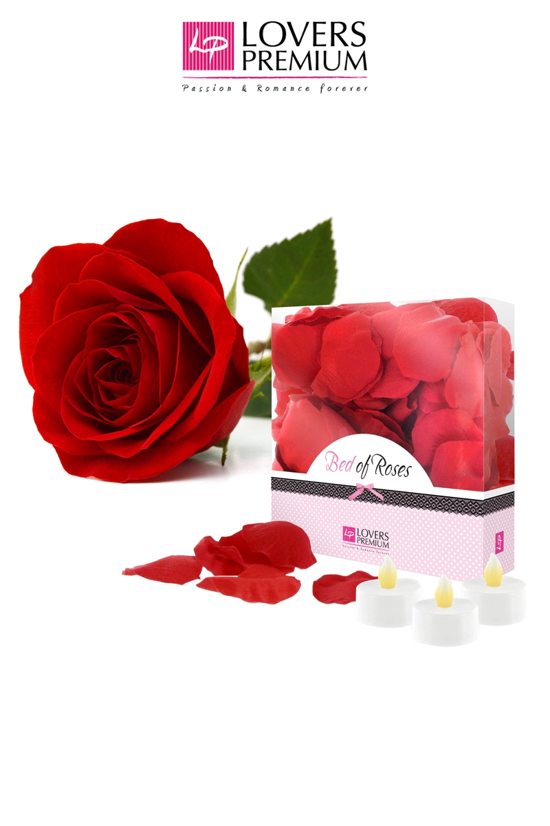 Pétales de rose et bougies - Lovers Premium